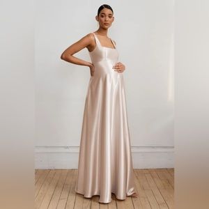 Jenny Yoo Ariana Maternity Formal Gown - Petal